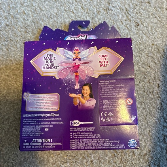 Crystal Flyers Magical Flying Doll with Crystal Wings NEW Magic Touch Fairy - Picture 3 of 3